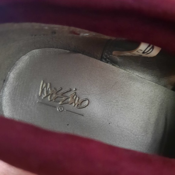 Mossimo Womens Vira Burgandy Suede 5 Inch Heel Pumps Size 9.5 - Picture 6 of 8